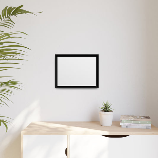 Custom AI-Designed Matte Canvas with Black Frame